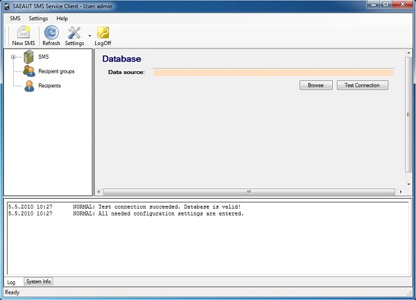SAEAUT SMS Service Client