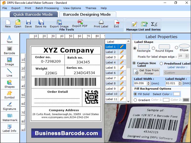 Barcode, label, creator, software, program, generate, design, craft, standard, customized, premium, colorful, images, tags, stickers, rolls, ribbon, coupon, product, labels, object, line, text, pencil, circle, linear, 2D, font, style, PC, laptop