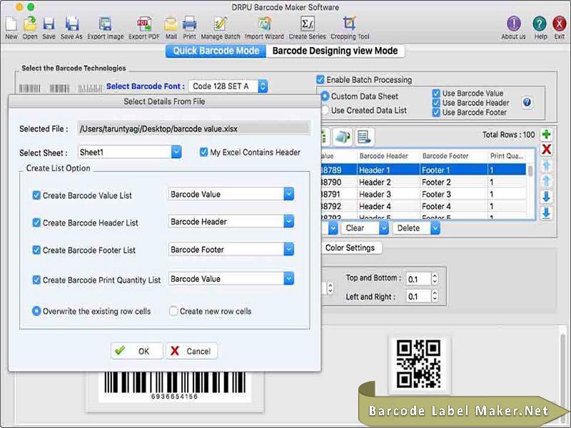 Free, barcode, application, generate, various, tag, sticker, color, size, design, style, dimension, utility, permit, user, create, different, industry, standard, image, Mac, apple, label, maker, software, print, bulk, ribbon, ticket, graphic, object