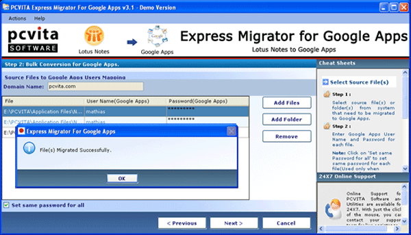 Outlook to Google Migration