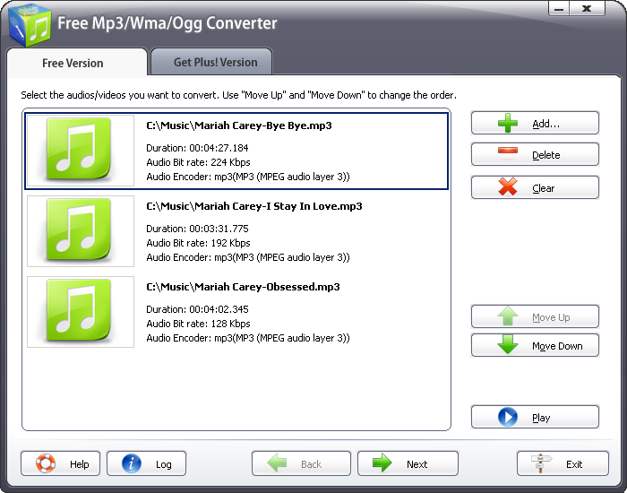 Free Mp3/Wma/Ogg Converter 2011