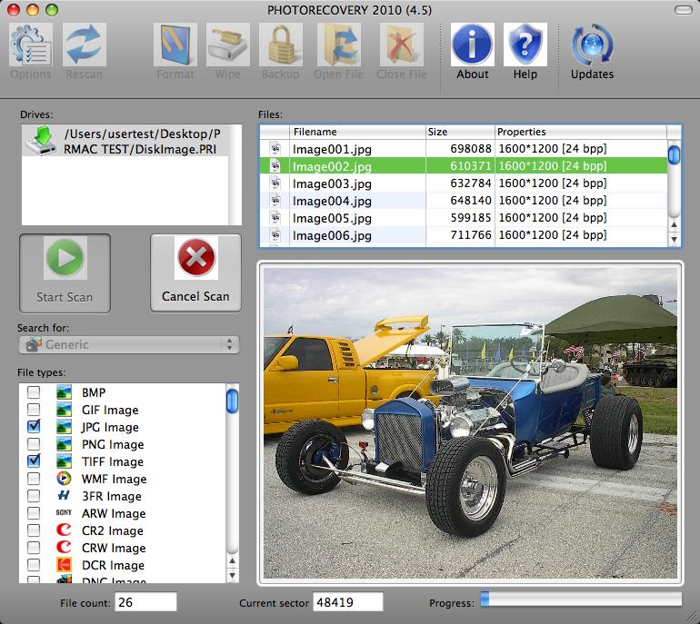 PHOTORECOVERY Professional 2011 for Mac