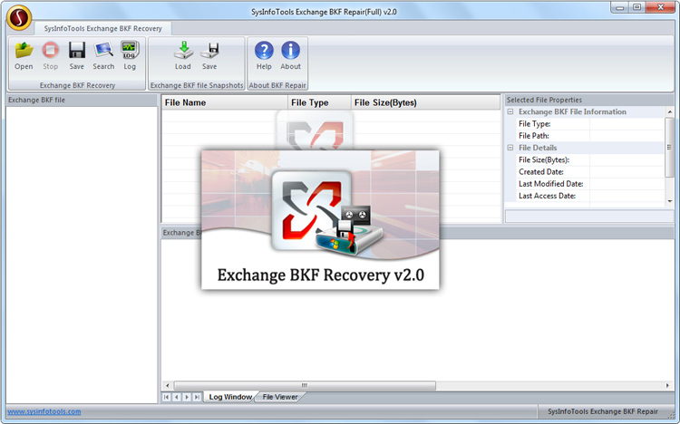 SysInfoTools MS Exchange BKF Repair