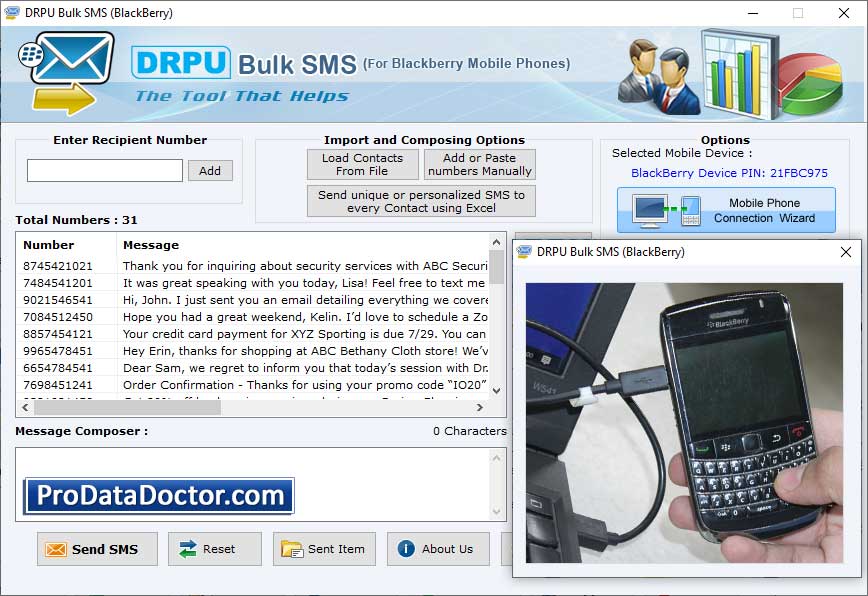 BlackBerry Mobile SMS Marketing