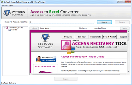 Convert Access Files