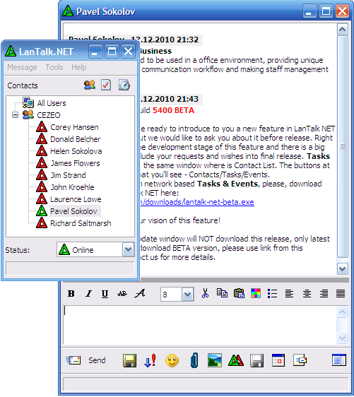LanTalk LAN messenger