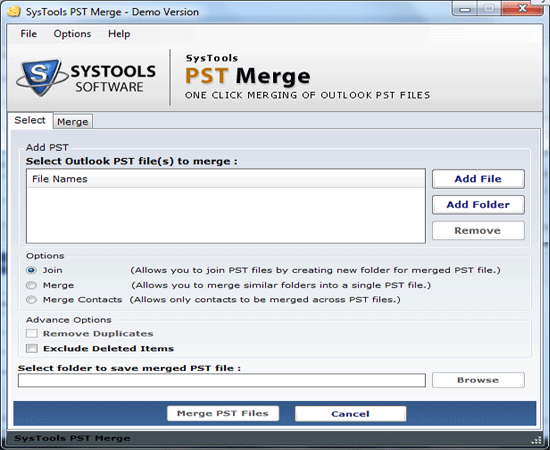 MS Outlook PST Combine