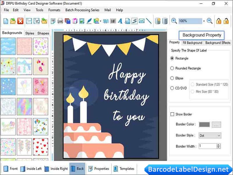 Customized, colorful, high, resolution, happy, birthday, label, greeting, cards, print, designing, software, generate, creative, stylish, elegant, quality, flexible, special, images, utility, creates, pictures, graphics, pencil, ellipse, line, tool
