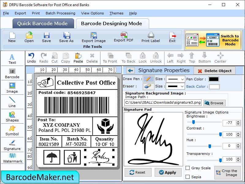 Labeling, system, provides, barcode, print, scanable, creator, label, maker, convenient, solution, document, file, Windows, bulk, printer, paper, accurate, postal, code, barcode, linear, interface, graphical, attractive, font, process, mail