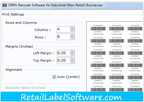 Warehouse Industry Barcodes Generator
