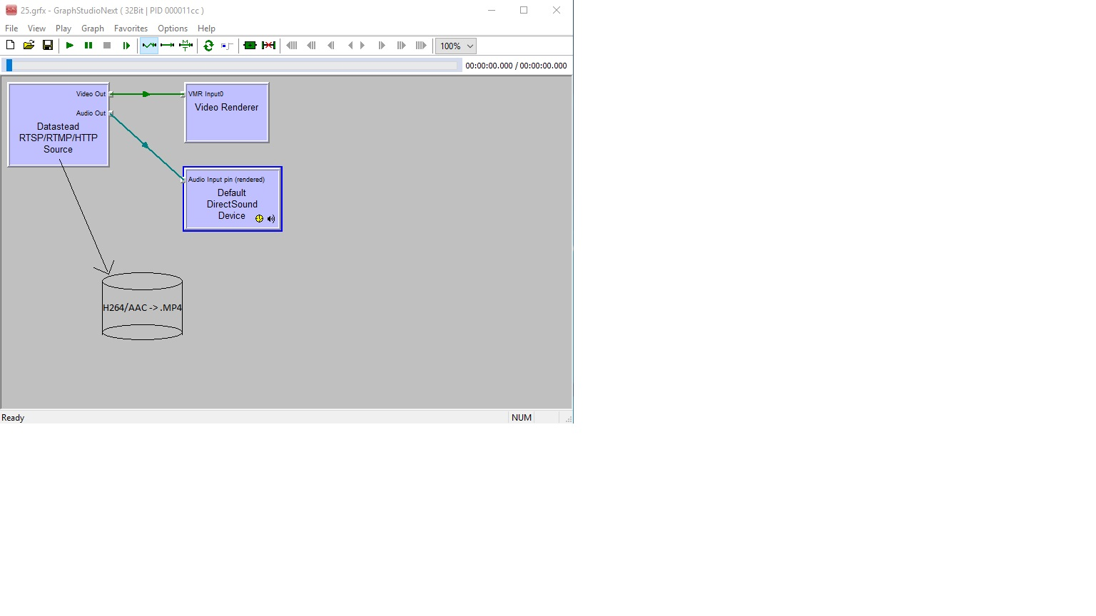 Datastead RTSP/RTMP DirectShow Source Filter