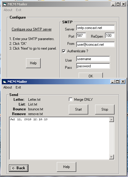 MarshallSoft Client Mailer for dBase