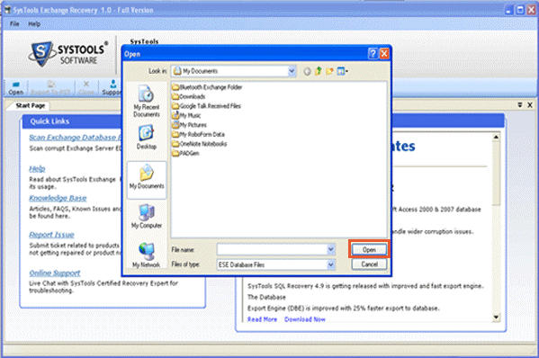 EDB to PST Restore Software