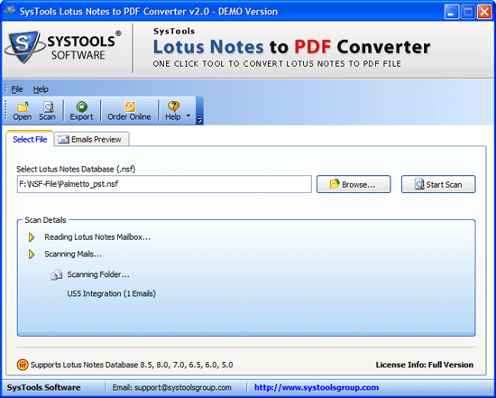 Lotus Notes Document to PDF