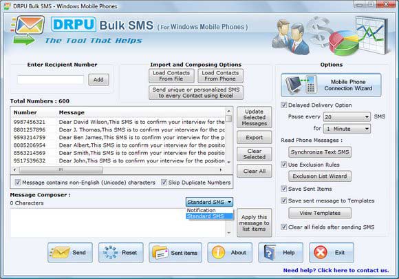 SMS from PC