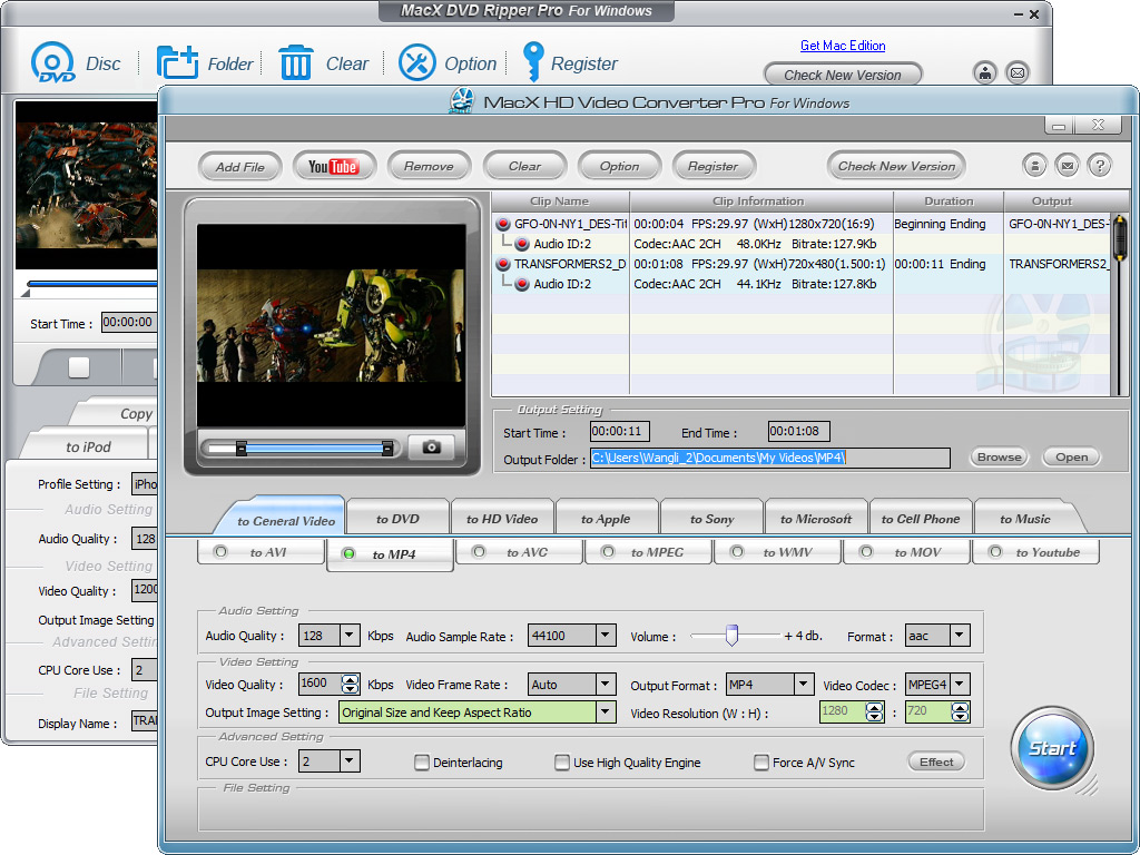 MacX DVD Video Converter Pro Pack for Wi