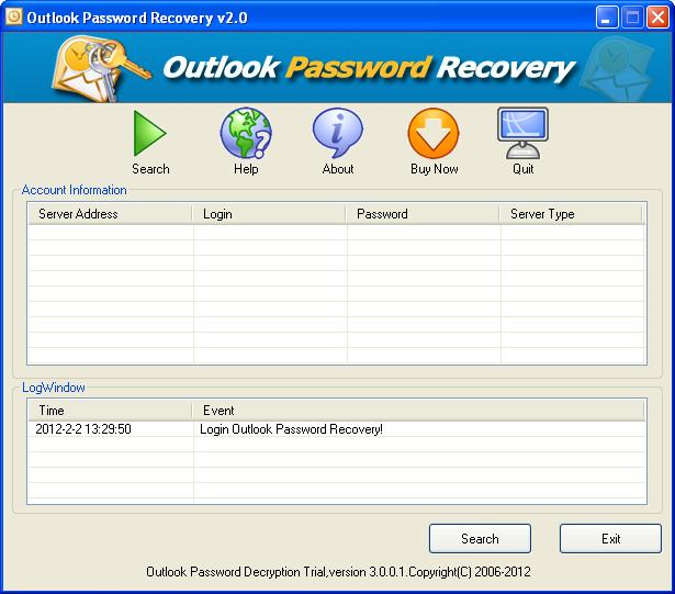Email Account Password Recovery