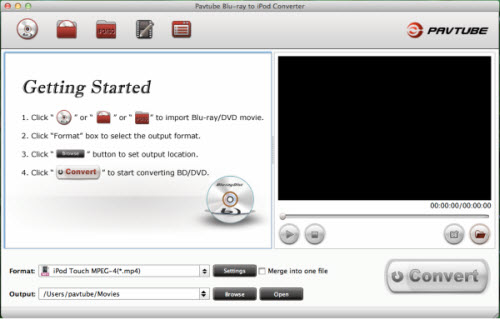 Pavtube Blu-ray to iPod Converter for Mac