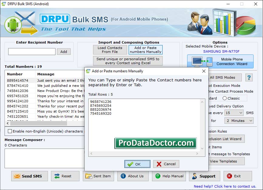 SMS for Android