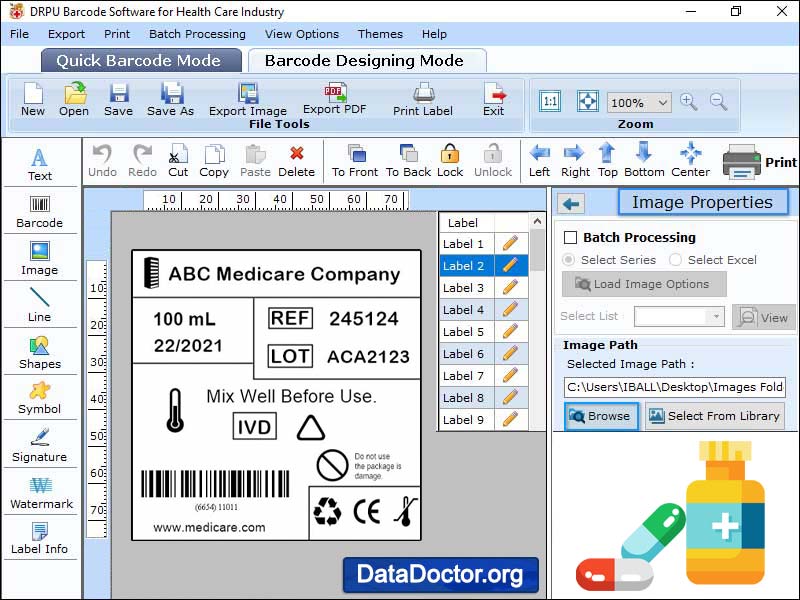 Barcode Printer for Hospitals