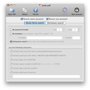 PDF Password Unlocker for Mac