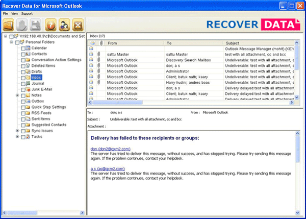 Microsoft Outlook Recovery Tool