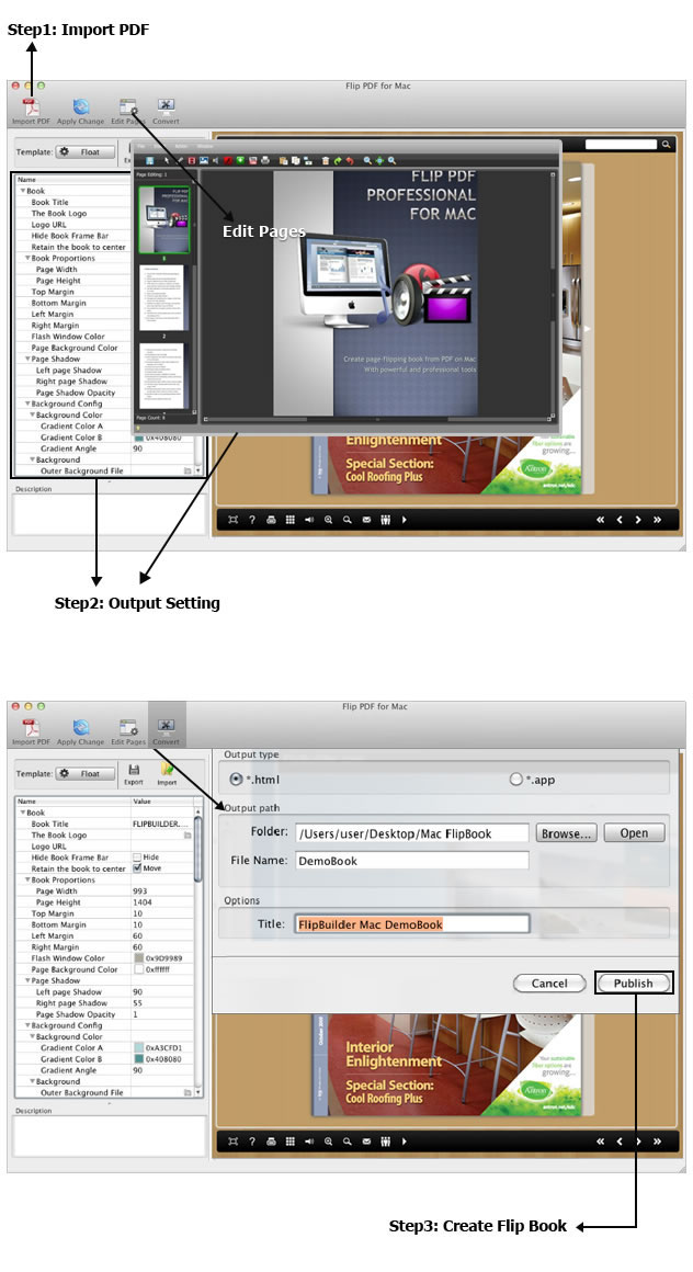 Flip PDF Pro for Mac OS X