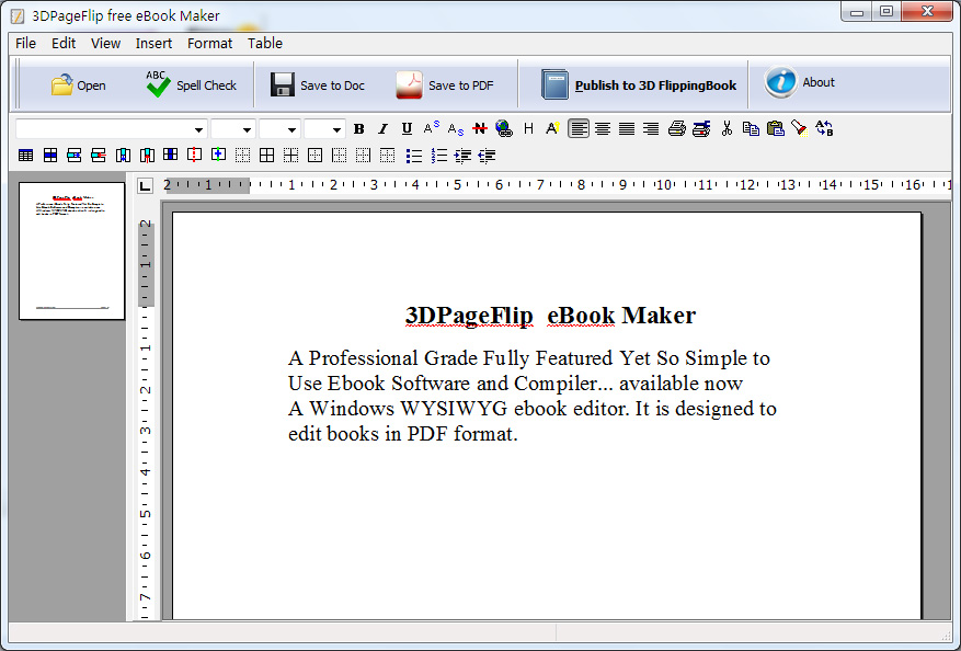 3DPageFlip eBook Maker - freeware
