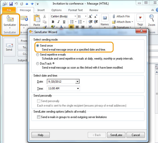Send Later for Outlook