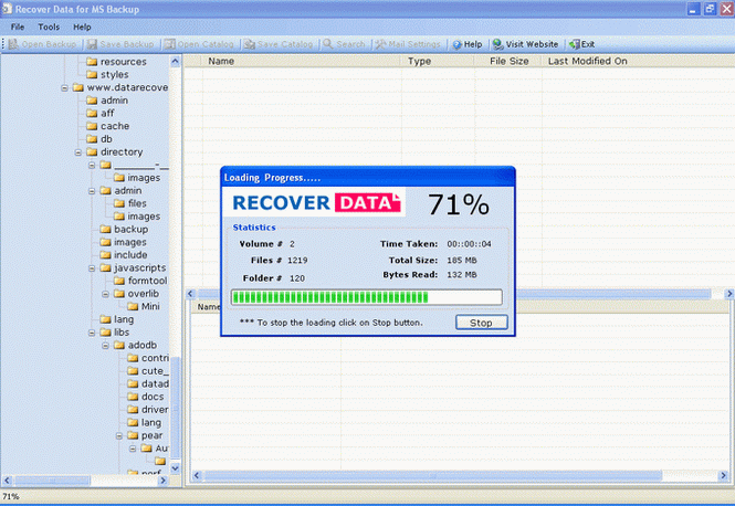 Windows Backup Files Recovery Tool