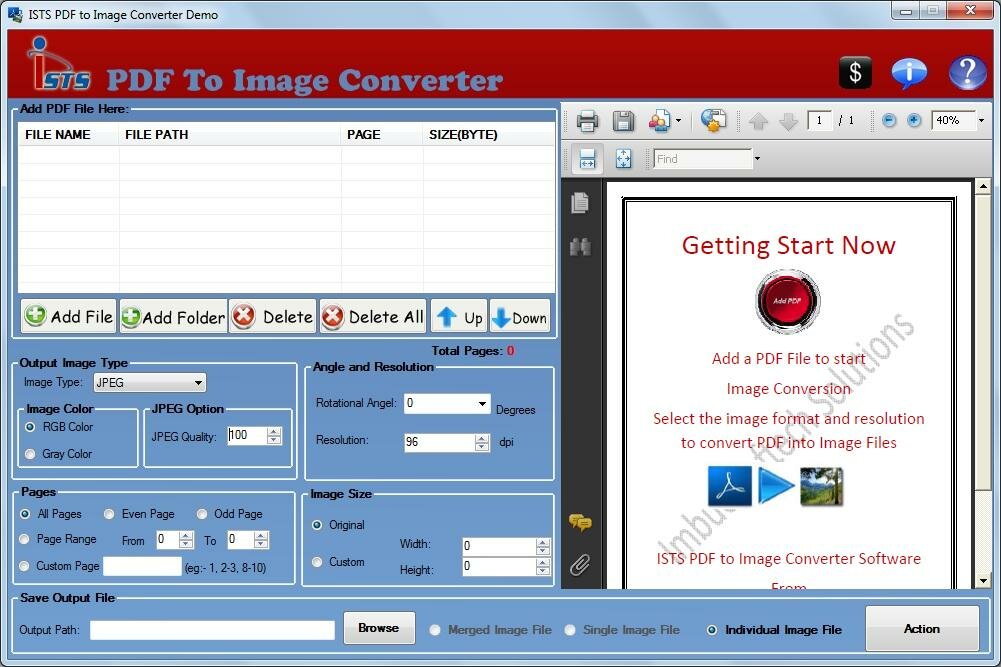 PDF to Picture File