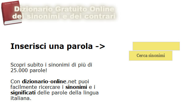 Dizionario dei Sinonimi