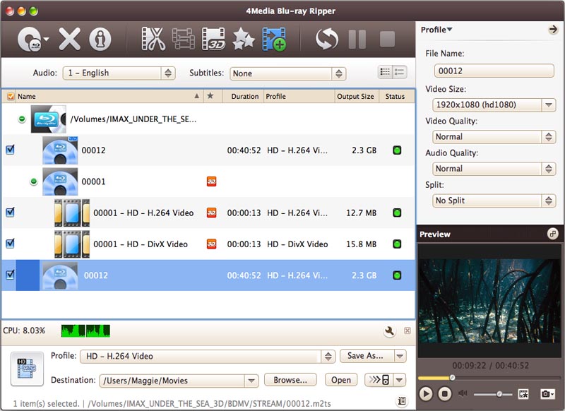 4Media Blu Ray Ripper for Mac