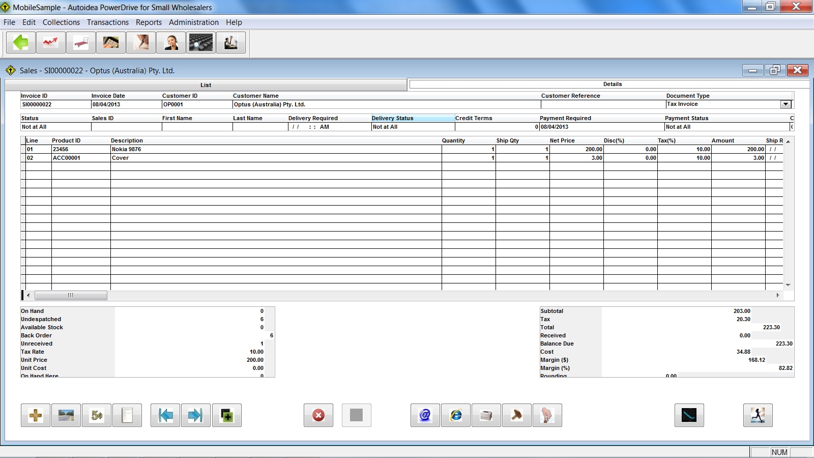 Autoidea PowerDrive for Small Wholesalers with Mul