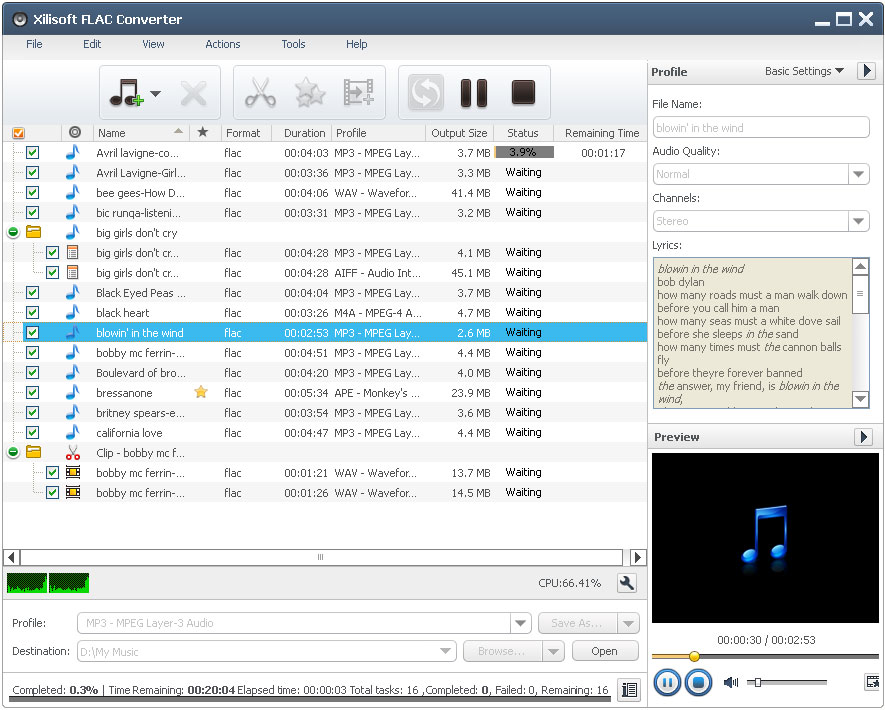 Xilisoft FLAC Converter