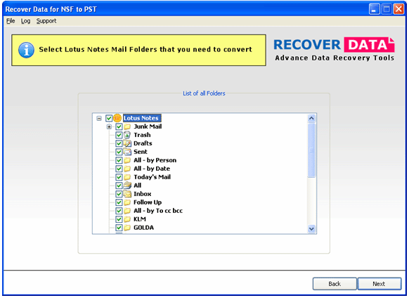 NSF to PST Conversion Free