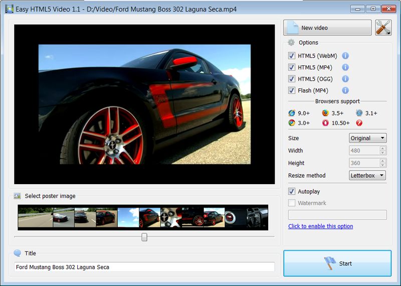 Easy Html 5 Video
