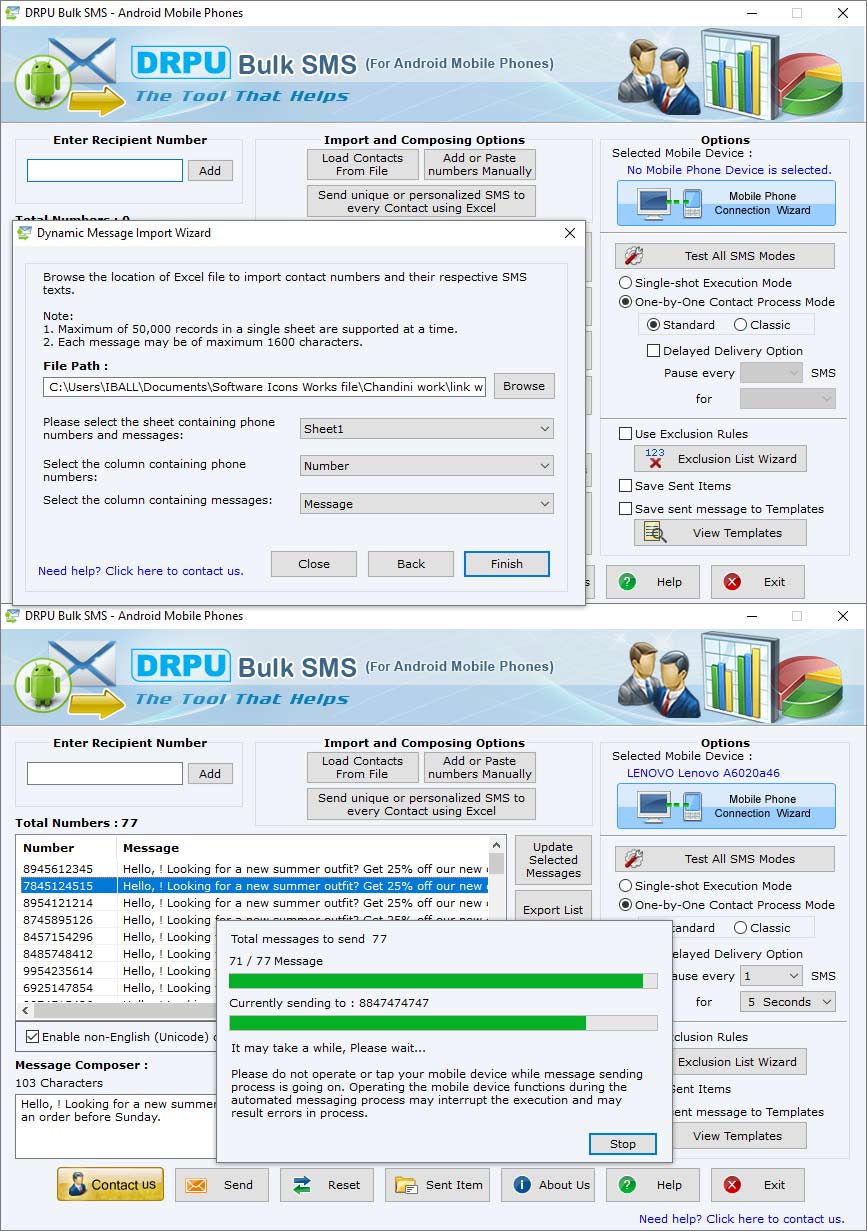 Android, technology, mobile, phone, text, messaging, software, deliver, job, alerts, business, news, event, notification, reminders, interview, meeting, details, advertisement, product, promotion, marketing, campaign, utility, commercial, sector