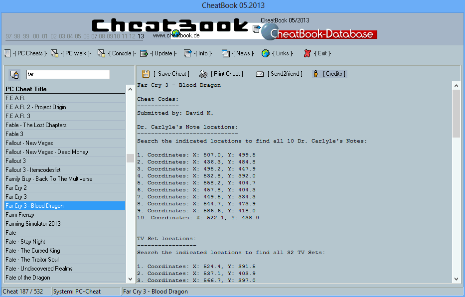 CheatBook Issue 05/2013