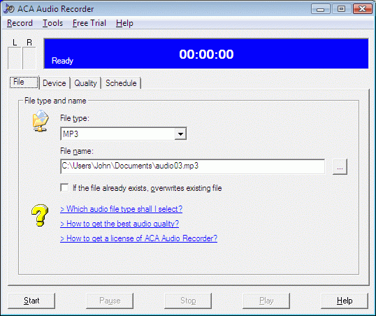 Audio Recorder Downloader