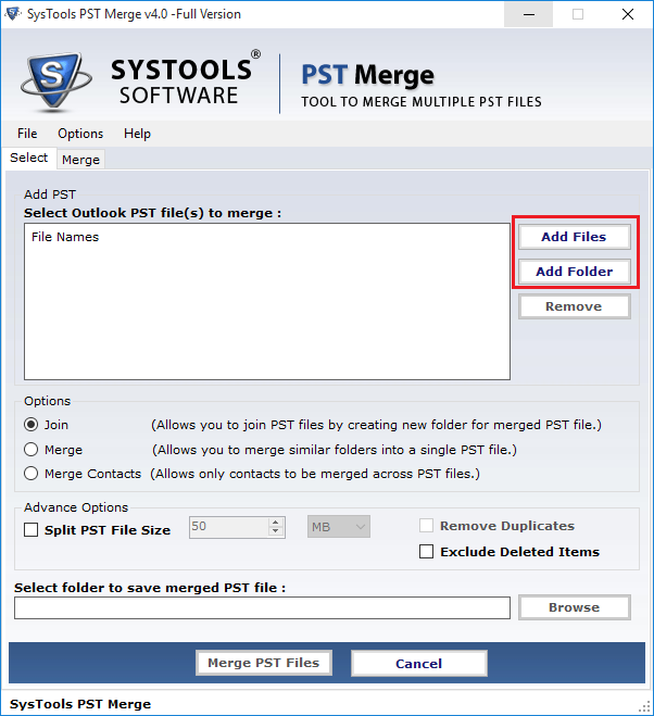 Combining Outlook Archive Files