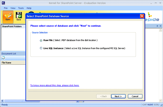SharePoint Recovery Tool