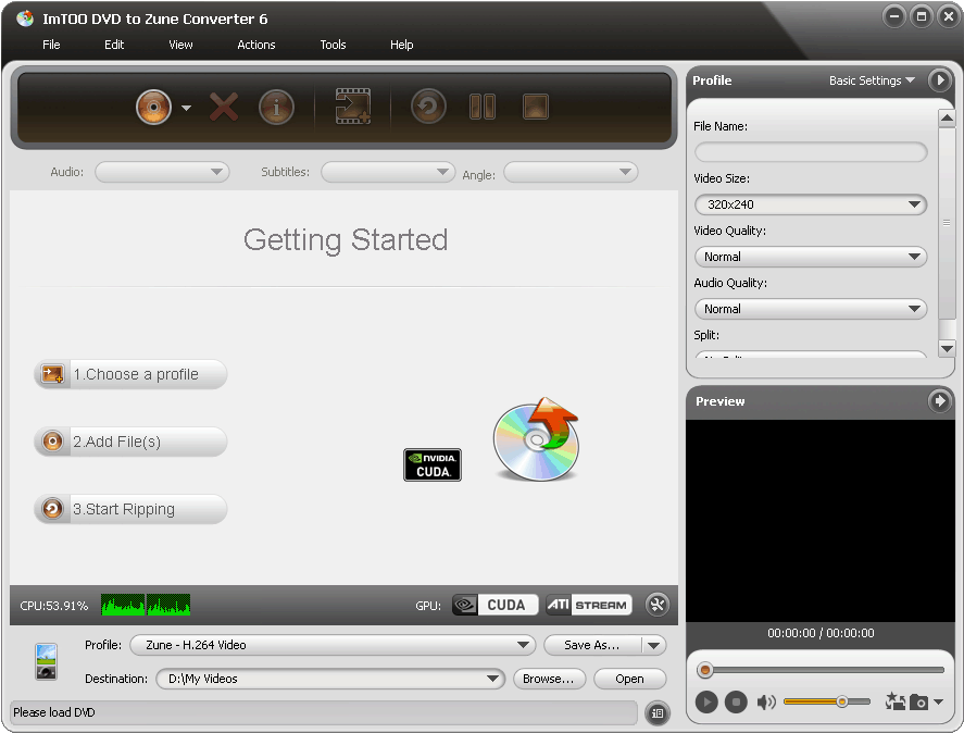 Free ImTOO DVD to Zune Converter