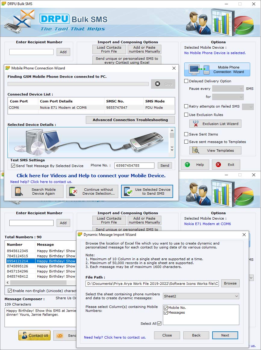 Bulk, text, messages, software, GSM, technology, mobile, phone, create, transmit, massive, job, alerts, personal, sms, reminders, notification, utility, communicate, customers, clients, audience, business, employees, worldwide, internet, gateway