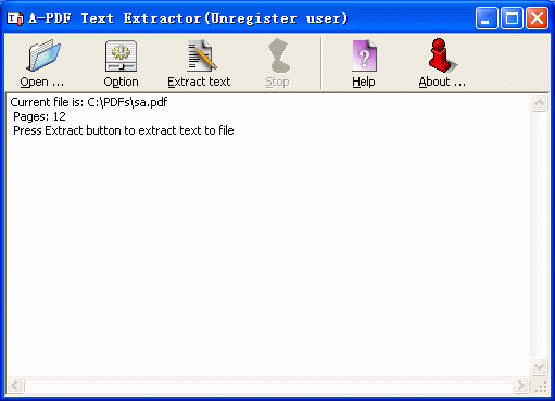 A-PDF Text Extractor Downloader