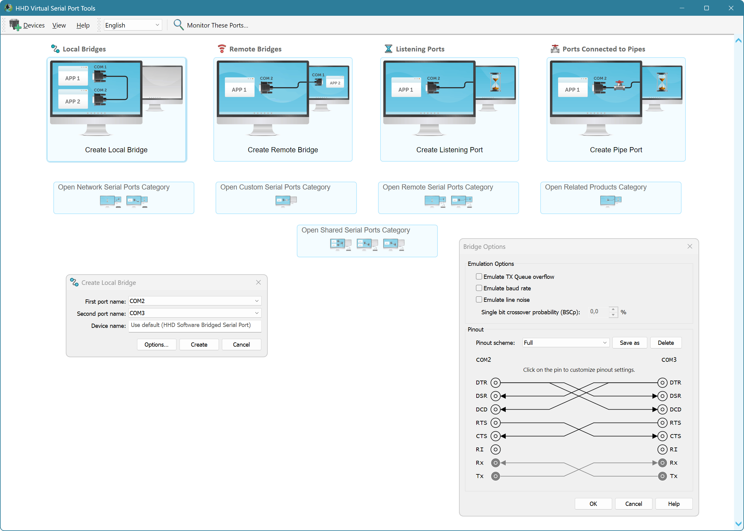 Free Virtual Serial Ports