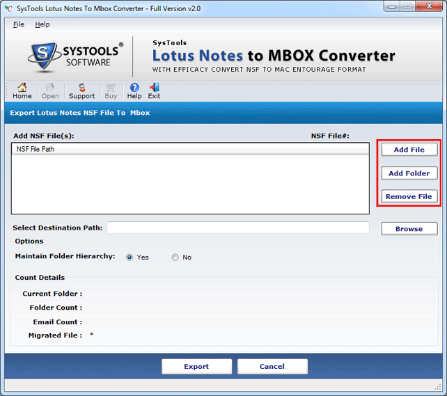 Lotus Notes to Mac Export Utility