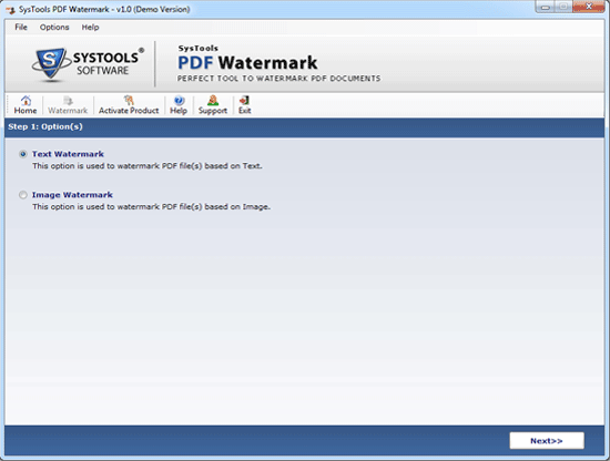 Insert Watermark In PDF