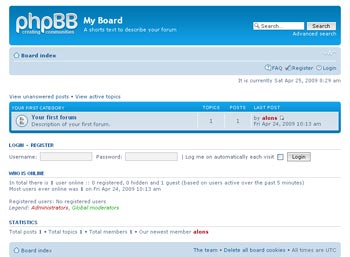 Webuzo for phpBB