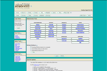Webuzo for phpCOIN